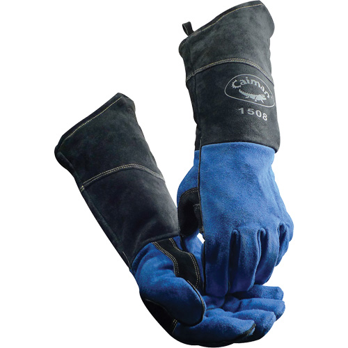 Caiman&reg; Welder's Gloves, Split Cowhide, Size Large Ottawa Fastener Supply