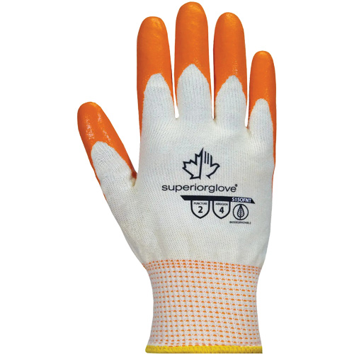 Dexterity&reg; Gloves, 6/X-Small, Foam Nitrile Coating, 15 Gauge, Cotton Shell Ottawa Fastener Supply
