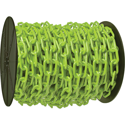 Heavy-Duty Plastic Safety Chain, Green Ottawa Fastener Supply