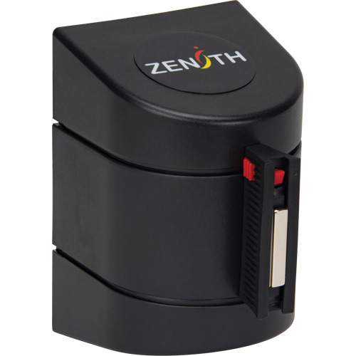 Magnetic Wall Mount Barrier with Magnetic Tape, Plastic, Magnetic Mount, 15', Black and Yellow Tape Ottawa Fastener Supply