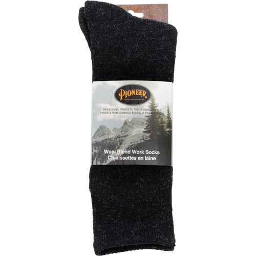 124B Thermal Socks, Unisex, One Size, Black, Wool Blend Ottawa Fastener Supply