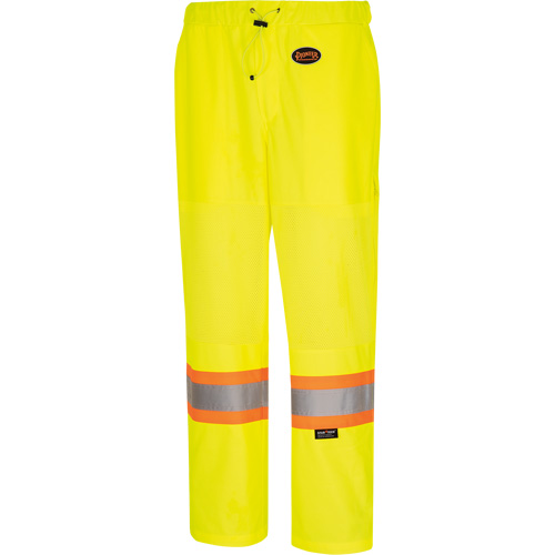5999PW Pantalon de s&eacute;curit&eacute; routi&egrave;re pour femmes, Polyester, T-petit, Jaune lime haute visibilit&eacute; Ottawa Fastener Supply