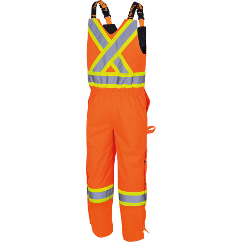 5040 Waterpoof Quilted Safety Overalls, Polyester, Small, High Visibility Orange Ottawa Fastener Supply