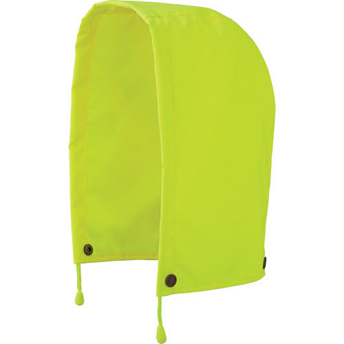 5401H Capuchon pour manteau de s&eacute;curit&eacute; imperm&eacute;able haute visibilit&eacute; ind&eacute;chirable en 300D trilob&eacute;, Jaune lime haute visibilit&eacute;, Polyester Ottawa Fastener Supply