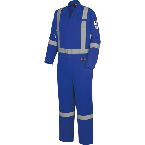 7709AT "The Rock" FR-Tech&reg; High Visibility FR/Arc Rated Coveralls, Size 40 (Tall), Royal Blue, 10 cal/cm² Ottawa Fastener Supply