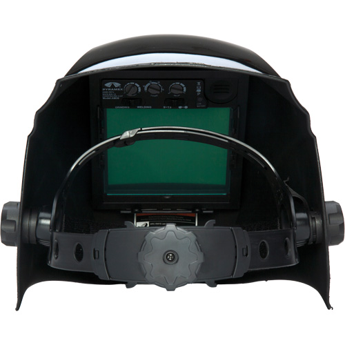 Casque de soudeur autonoircissant Leadhead, 3,8" lo x 3,4" la Champ de vision, Teinte 9 - 13, Noir Ottawa Fastener Supply