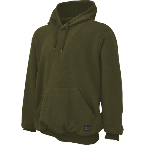 Water Repellent Fleece Pullover Hoodie, Men's, 2X-Large, Green Ottawa Fastener Supply