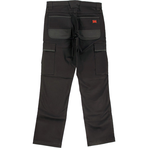 WP100 Work Pants, Cotton/Spandex, Black, Size 2, 30 Inseam Ottawa Fastener Supply