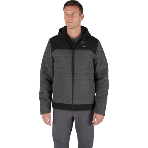 M12 Heated Quietshell Jacket with Battery, Men's, Small, Grey Ottawa Fastener Supply