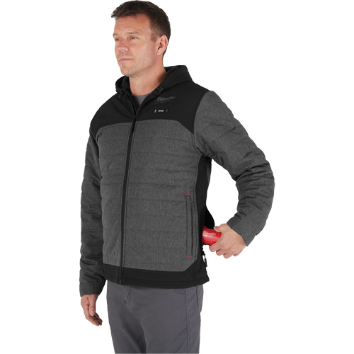 M12 Heated Quietshell Jacket with Battery, Men's, Small, Grey Ottawa Fastener Supply