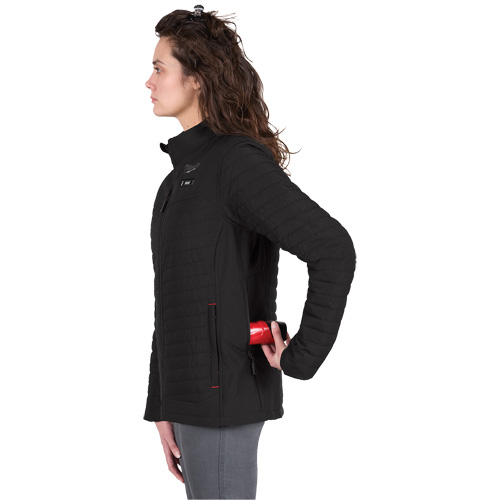 Manteau chauffant M12 Axis avec pile, Femmes, Grand, Noir Ottawa Fastener Supply