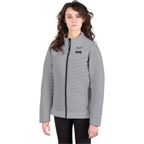 Manteau chauffant M12 Axis avec pile, Femmes, Petit, Gris Ottawa Fastener Supply