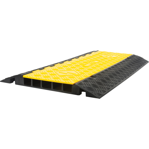 Polyurethane Cable Protector, 5 Channels, 35.43" L x 19.69" W x 2" H Ottawa Fastener Supply