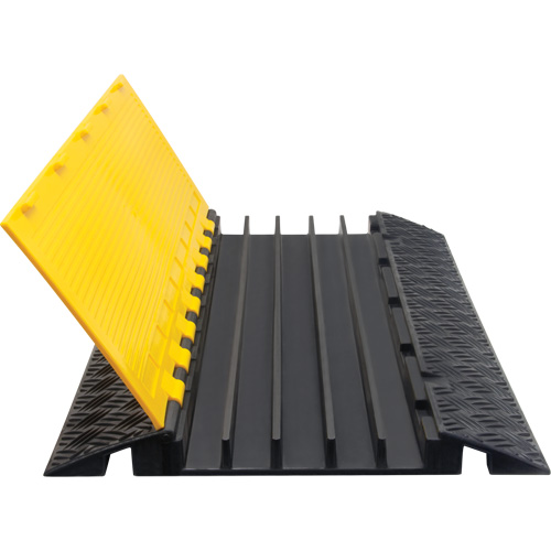 Polyurethane Cable Protector, 5 Channels, 35.43" L x 19.69" W x 2" H Ottawa Fastener Supply