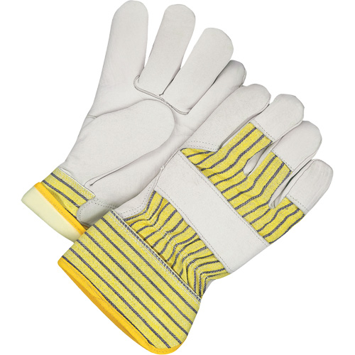 Lined Fitter's Gloves with Safety Cuff, 3X-Large, Grain Cowhide Palm, Thinsulate Inner Lining Ottawa Fastener Supply