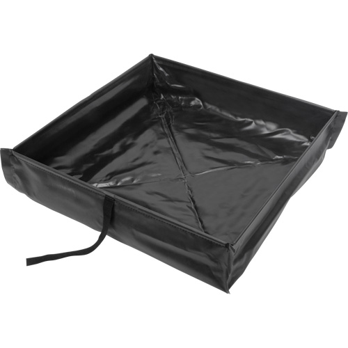 Collapsible Roll-Up Spill Berm, 60 US gal. Capacity, 4' W x 4' L x 6" H Ottawa Fastener Supply