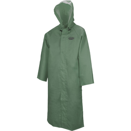 851 Hurricane Long Coat with Detachable Hood, Small, Green Ottawa Fastener Supply