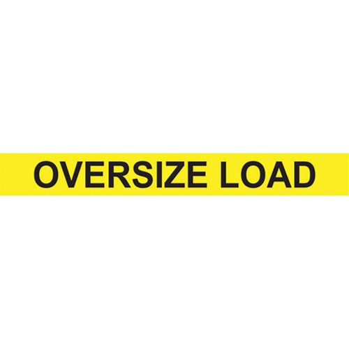 Oversize Load Heavy Haul Sign, Aluminum, 96" W x 12" H Ottawa Fastener Supply