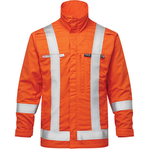 UltraSoft&reg; 7 oz. Skyline Summer Bomber Jacket, X-Large, High Visibility Orange Ottawa Fastener Supply