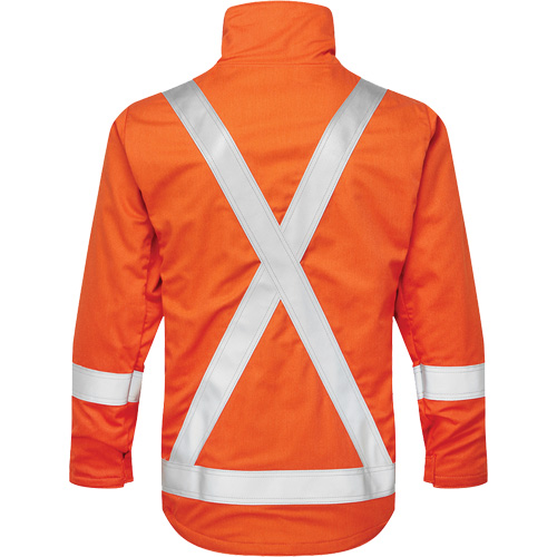UltraSoft&reg; 7 oz. Skyline Summer Bomber Jacket, X-Large, High Visibility Orange Ottawa Fastener Supply