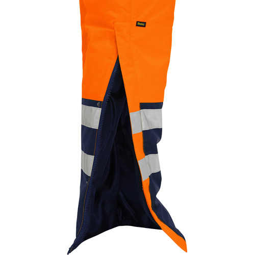 Bisley&reg; Extreme Cold Bib Overall, Polyester, Small, High Visibility Orange Ottawa Fastener Supply