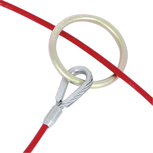 AS-21110-6 6' Cable Anchor with O-Ring Ends, Sling, Permanent Use Ottawa Fastener Supply