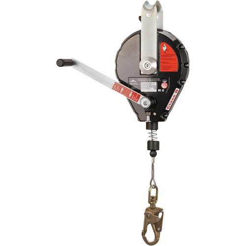 SRL-73303-60 Cable Self-Retracting Lifeline with Recovery, 60', Galvanized Steel, Swivel Ottawa Fastener Supply