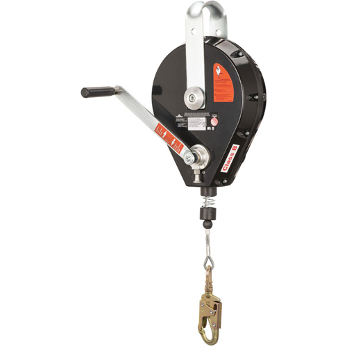 SRL-73303-96 Cable Self-Retracting Lifeline with Recovery, 96', Galvanized Steel, Swivel Ottawa Fastener Supply