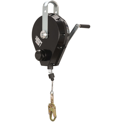 SRL-73303-96 Cable Self-Retracting Lifeline with Recovery, 96', Galvanized Steel, Swivel Ottawa Fastener Supply