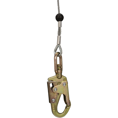 SRL-73303-96 Cable Self-Retracting Lifeline with Recovery, 96', Galvanized Steel, Swivel Ottawa Fastener Supply