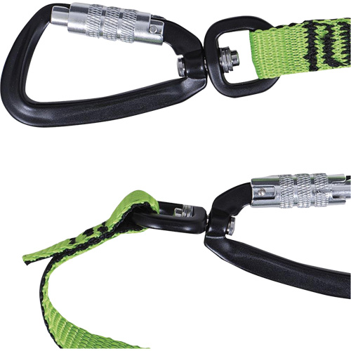 TT-9903 Slim Line Tool Lanyard, Bungee, Dual Carabiner Ottawa Fastener Supply