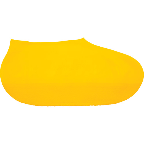 Boot Saver&reg; Disposable Shoe Cover, Medium, Rubber Latex, Yellow Ottawa Fastener Supply