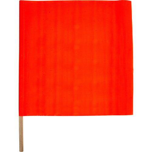 Traffic Safety Flag, Mesh, With Handle Ottawa Fastener Supply