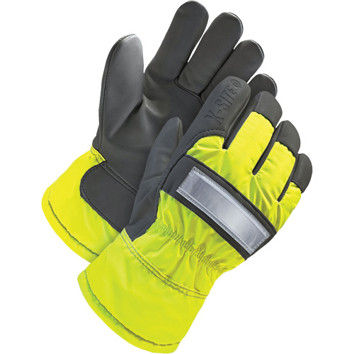 High-Visbility Fitter's Glove, Large, Grain Goatskin Palm, Thinsulate Inner Lining Ottawa Fastener Supply