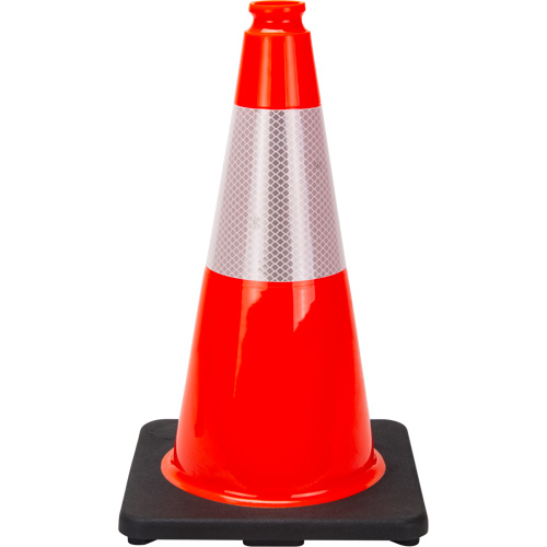 Premium Traffic Cone, 18", Orange, 6" Reflective Collar(s) Ottawa Fastener Supply