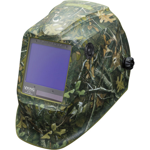 VIKING 3350 White Tail Camo Welding Helmet, 3.74" L x 3.34" W View Area, 5 - 13 Shade Range Ottawa Fastener Supply