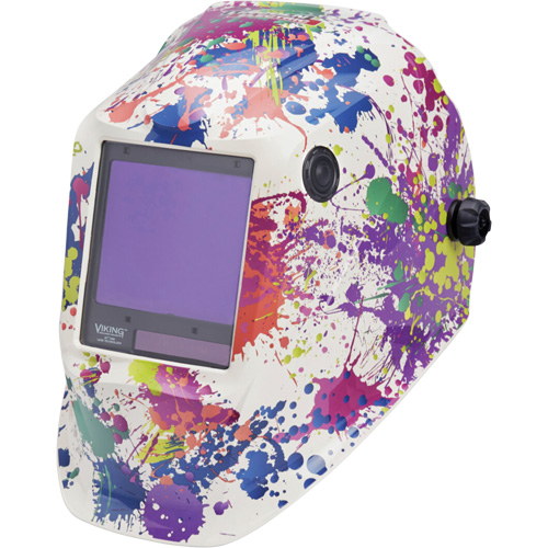 VIKING 3350 Creative Spark Welding Helmet, 3.74" L x 3.34" W View Area, 5 - 13 Shade Range Ottawa Fastener Supply
