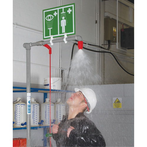 Combination Shower with Closed ABS Bowl & Top Inlet, Pedestal Ottawa Fastener Supply