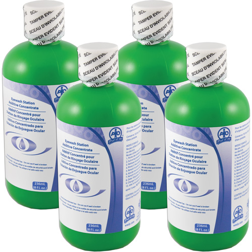 Additive to Preserve Water in Self-Contained Emergency Eye Wash Stations, Canada, 4 Pack, 8 oz. Ottawa Fastener Supply