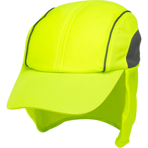 Cooling Hat with Neck Shade, Hi-Vis Lime Ottawa Fastener Supply