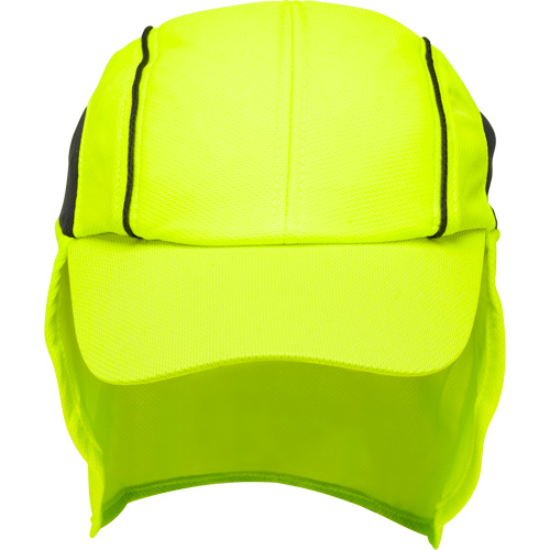 Cooling Hat with Neck Shade, Hi-Vis Lime Ottawa Fastener Supply