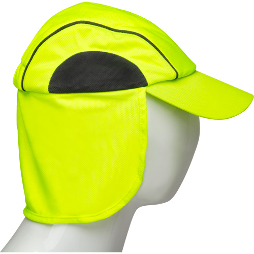 Cooling Hat with Neck Shade, Hi-Vis Lime Ottawa Fastener Supply