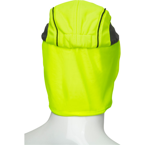 Cooling Hat with Neck Shade, Hi-Vis Lime Ottawa Fastener Supply
