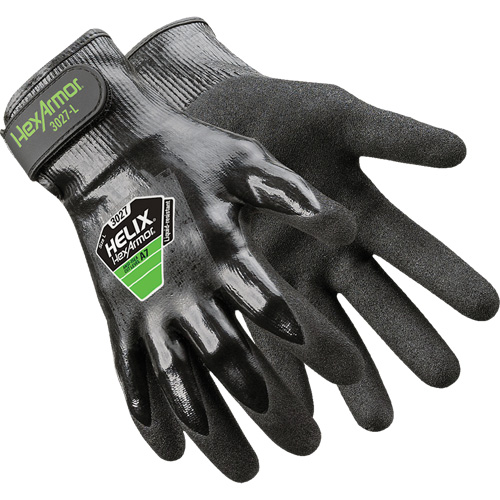 Gants Helix 3027, Taille 6/T-petit, Calibre 21, Rev&ecirc;tement Nitrile, Enveloppe en PEHP, ASTM ANSI niveau A7 Ottawa Fastener Supply