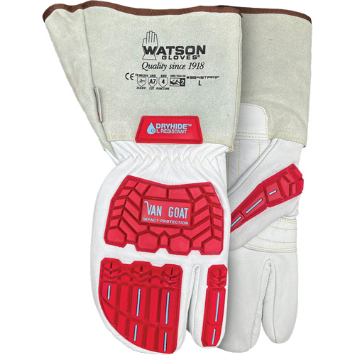 Van Goat 1-Finger Cut-Resistant Mitts, Size Medium, Goatskin Shell, ASTM ANSI Level A7 Ottawa Fastener Supply