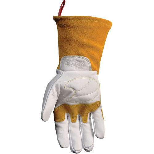 Caiman&reg; Premium TIG/MIG Welder's Gloves with FR Insulated Split Cowhide Back, Grain Goatskin, Size X-Large Ottawa Fastener Supply