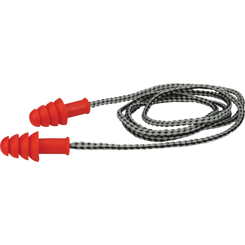 Bouchons d'oreilles r&eacute;utilisables en TPR de PIP, Avec cordon, Paire - Boîte pour vente au d&eacute;tail, 27 dB NRR, Taille unique Ottawa Fastener Supply