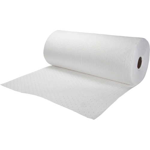 Bonded Sorbent Rolls, Heavyweight, 150' L x 30" W, 24 gal. Absorbancy Ottawa Fastener Supply