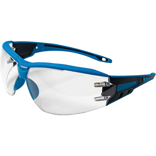 Lunettes de s&eacute;curit&eacute; sans monture Captain d&eacute;tectables par d&eacute;tecteur de m&eacute;taux, Lentille Transparent, Antibu&eacute;e/Anti-&eacute;gratignures, ANSI Z87+/R&eacute;pond ou surpasse la norme CSA Z94.3 Ottawa Fastener Supply