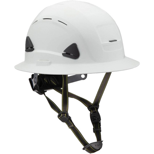 Fibre Metal Climbing Style Helmet with Full Brim, Meets CSA Type 2, Ratchet Suspension, Vented Ottawa Fastener Supply